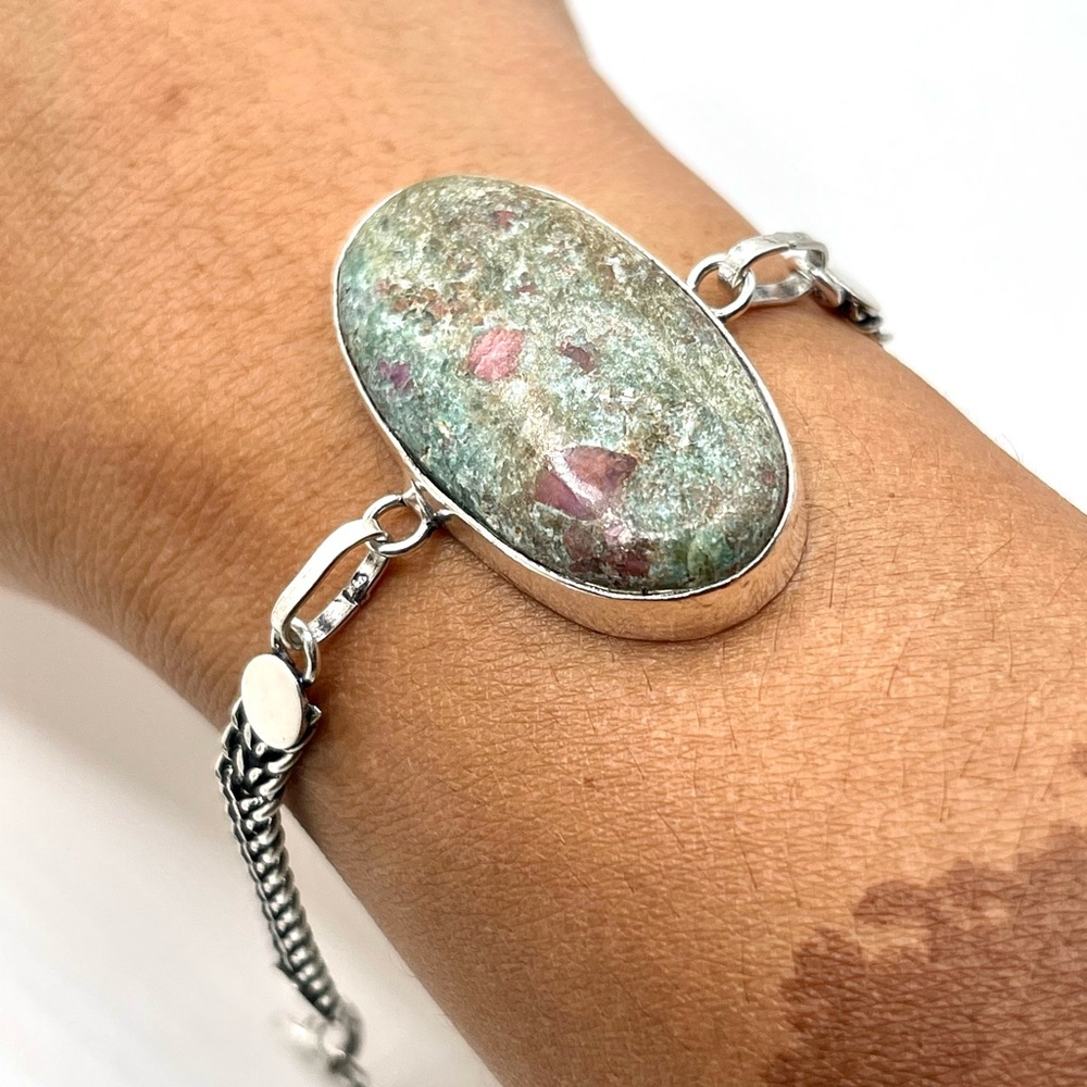 Ruby Fuschite Bracelet